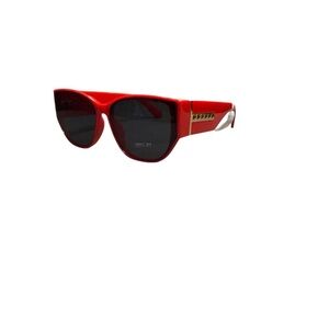 Torrid Red S Cateye ANG Smoke Sunglasses with Gold Accents